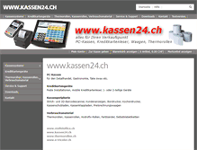 Tablet Screenshot of kassen24.ch